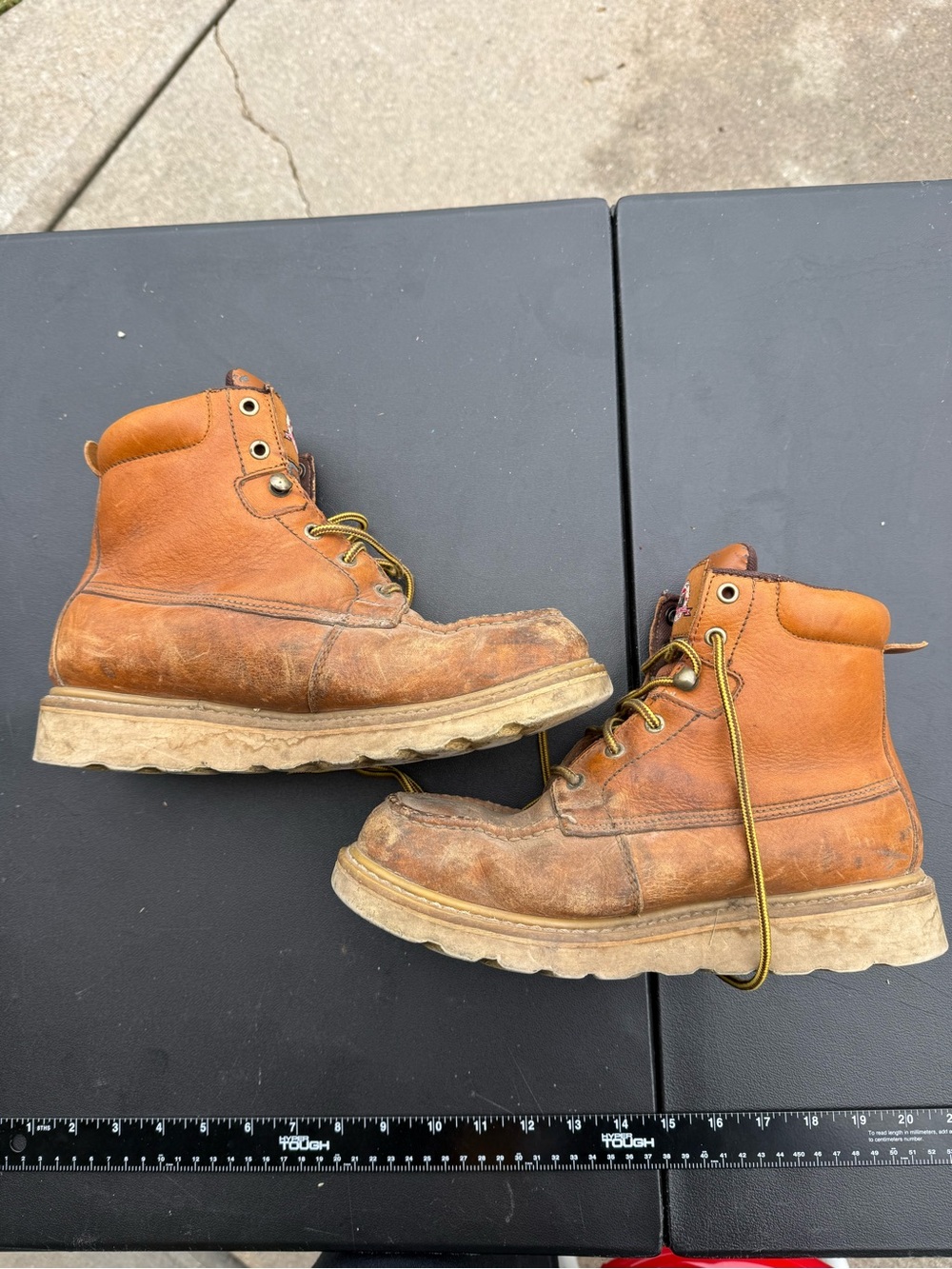 Brahma Arizona brown work boots size US 9